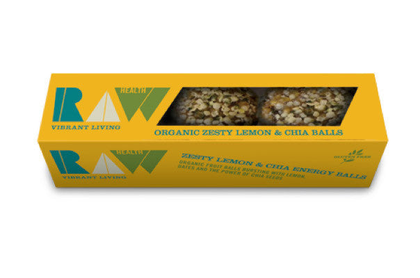 Raw Chia Lemon Energy Balls